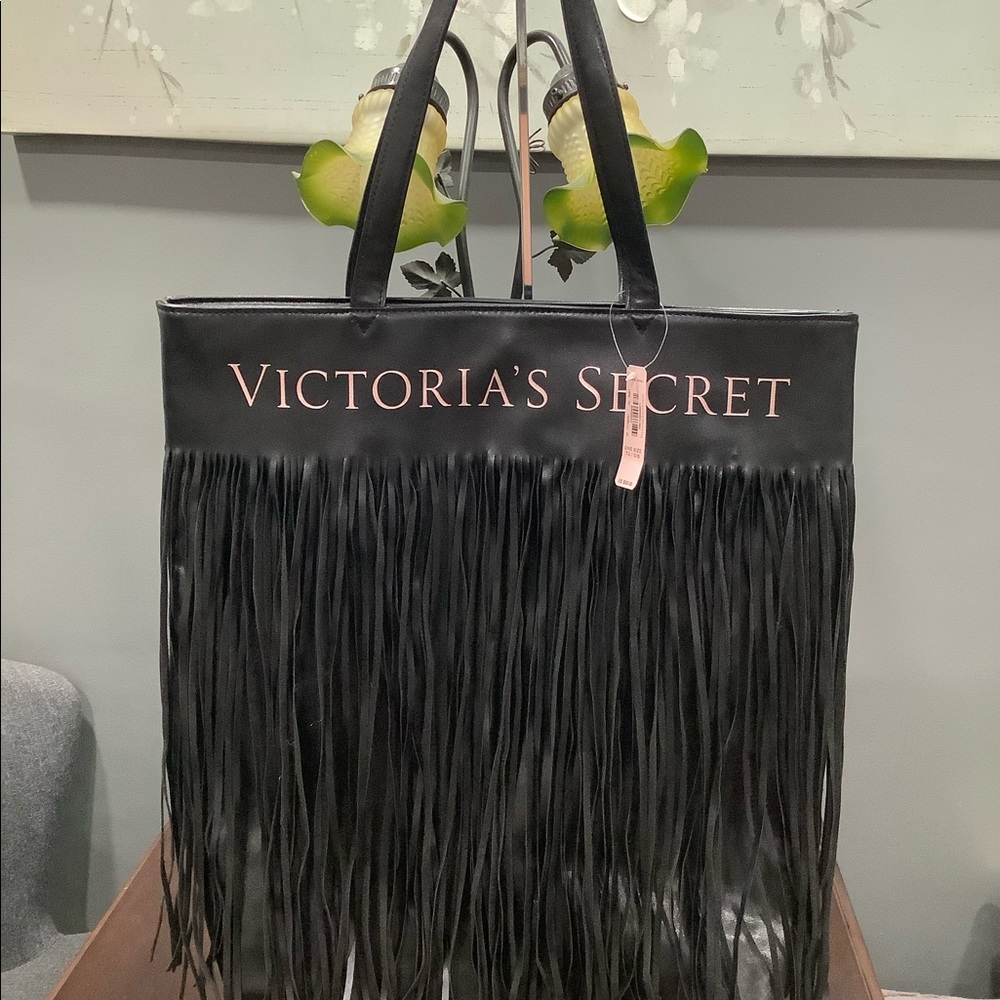 EXTRA LARGE FRINGE TOTE BY VICTORIAS SECRET